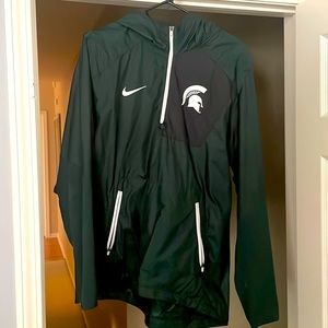 Michigan State Nike quarter zip jacket